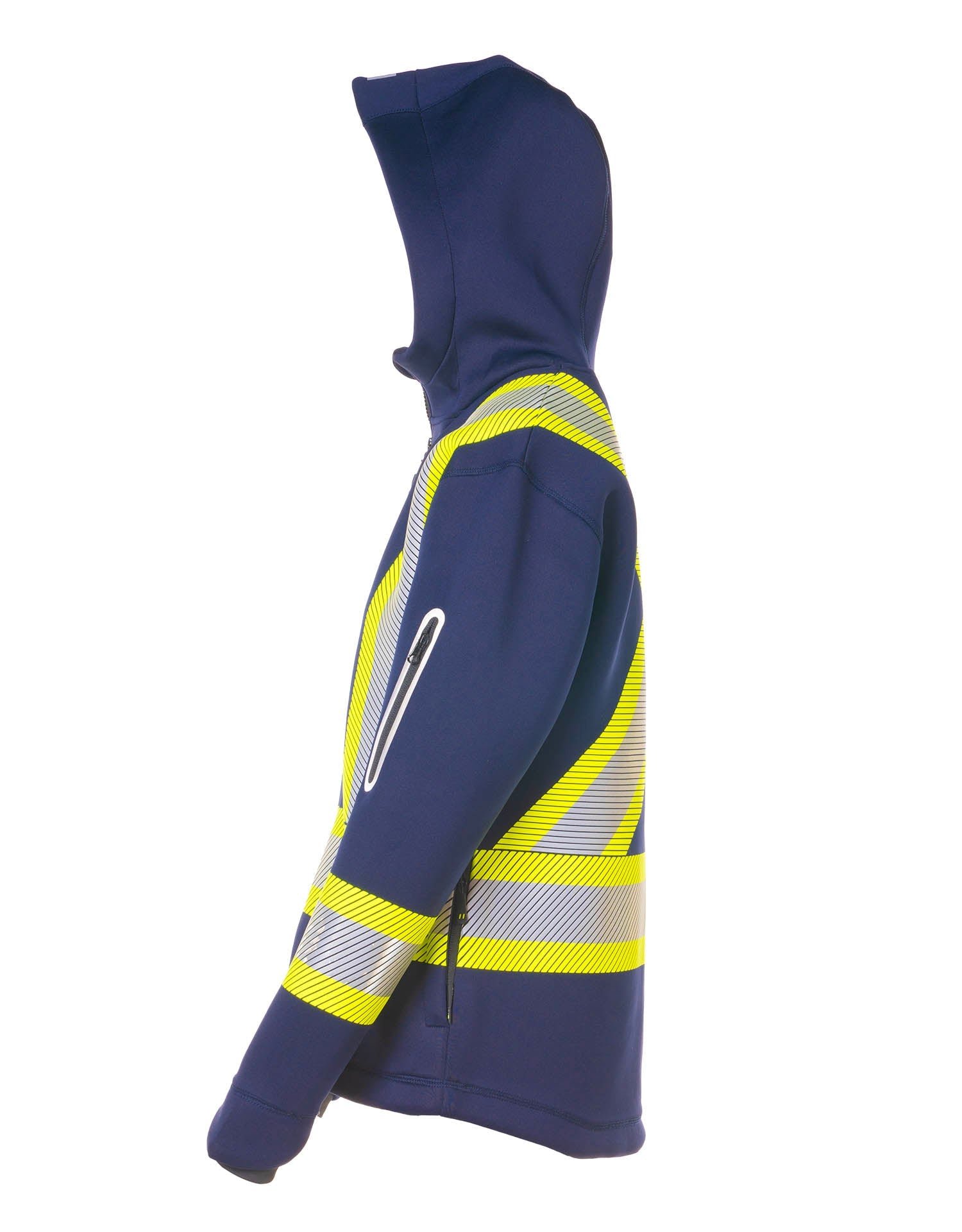 Forcefield Women's Safety Zip-Up Softshell Hoodie - Image 3