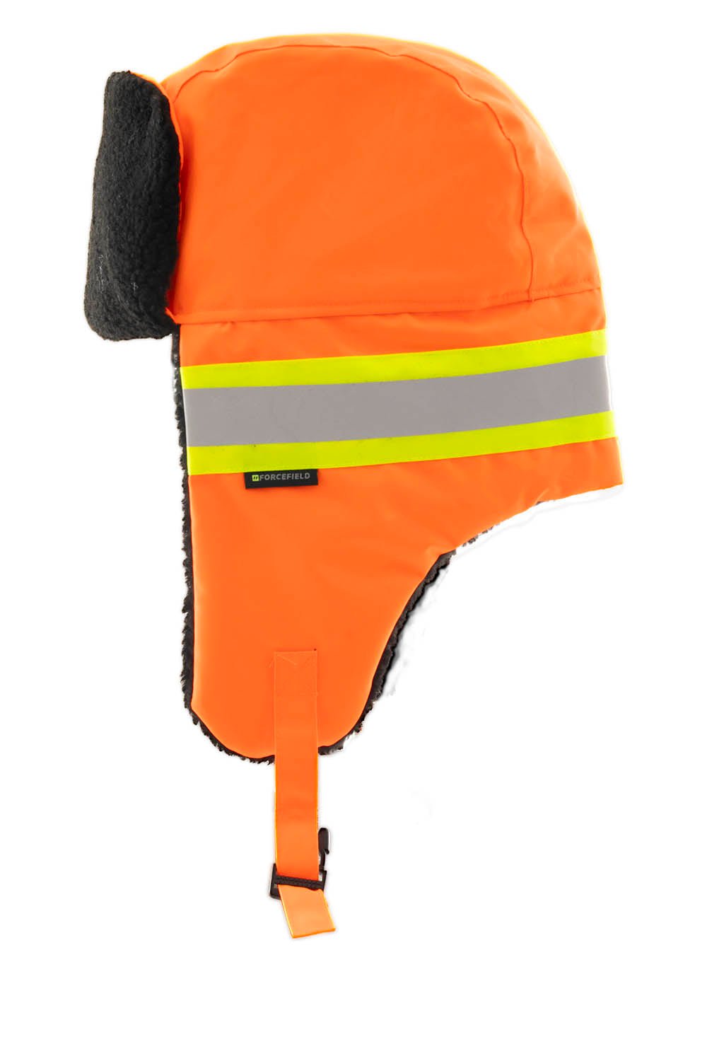 Forcefield Hi Vis Orange Sherpa-Lined Trapper Hat - Image 2