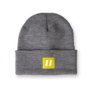 Forcefield Grey Toque with Reflective Patch