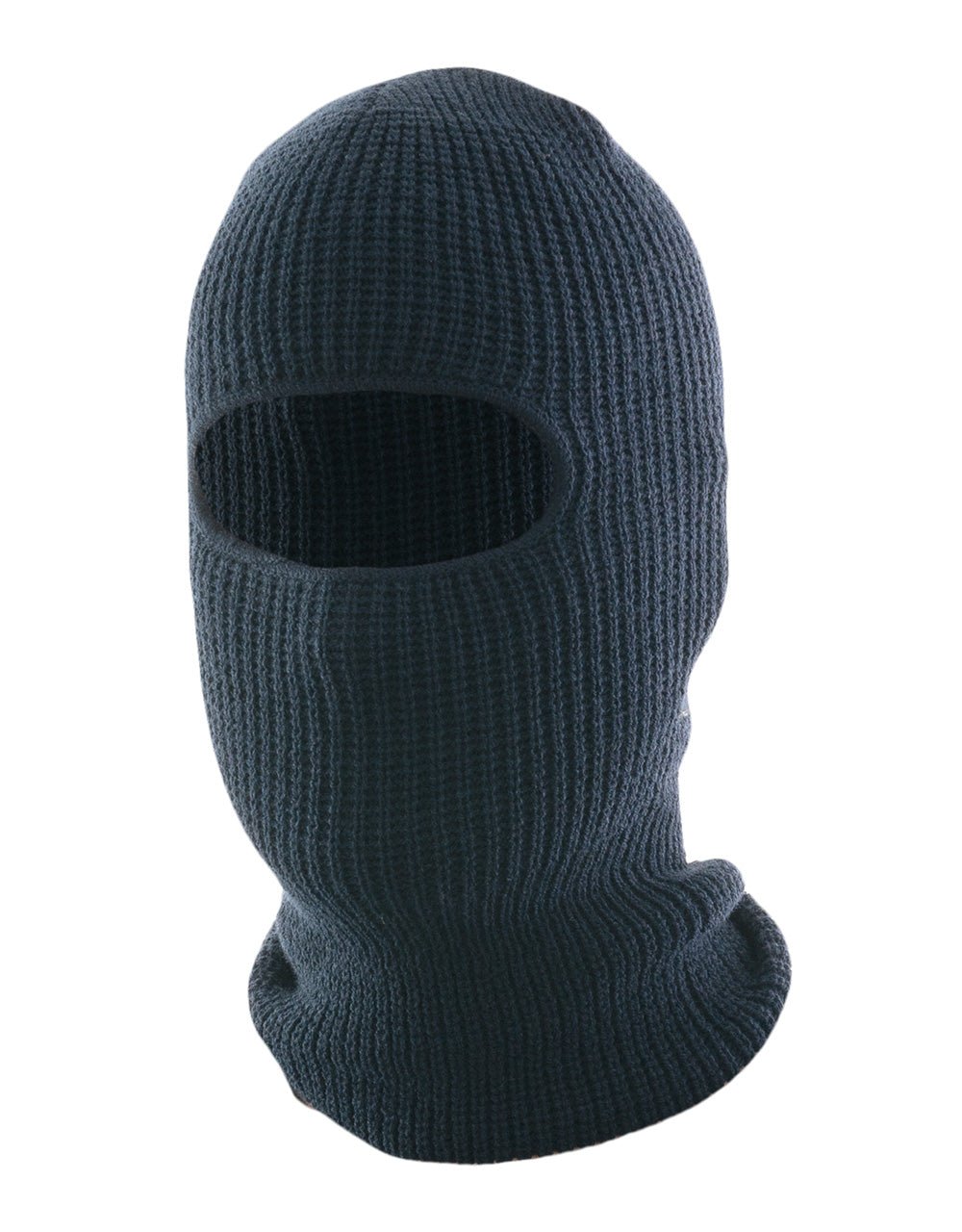 Forcefield Navy Knitted Acrylic Balaclava, one opening