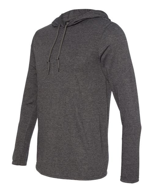 Gildan Unisex Softstyle® Lightweight Hooded Long Sleeve T-Shirt - 987 - Image 8