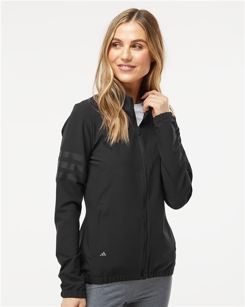 Adidas Women's Wind Resistant Full-Zip Jacket - A268 - Image 3