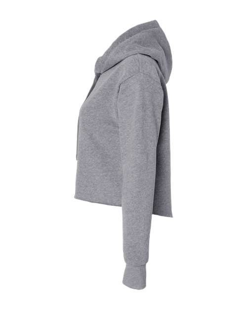 Next Level - Women's Laguna Sueded Raw Edge Crop Hoodie Sweatshirt - 9384 - Image 5