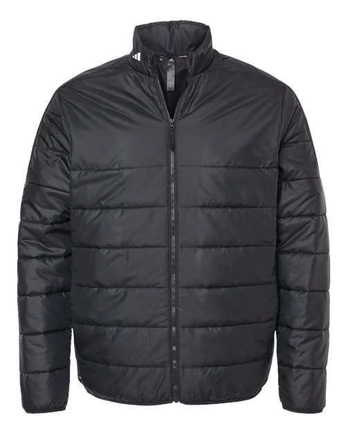 Adidas - Men's 3-Stripes Puffer Full-Zip Jacket - A570 - Image 2