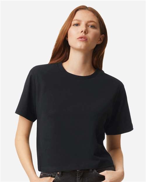 American Apparel - Women's Fine Jersey Mid-Length Boxy Tee - 102 - Image 6