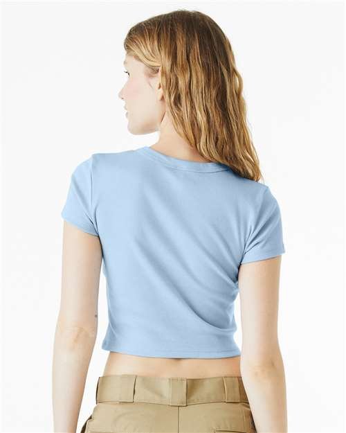 BELLA + CANVAS - Women's Micro Rib Baby Tee - 1010 - Image 7