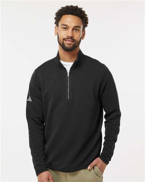 Adidas Men's Spacer Quarter-Zip Pullover - A588 - Image 6