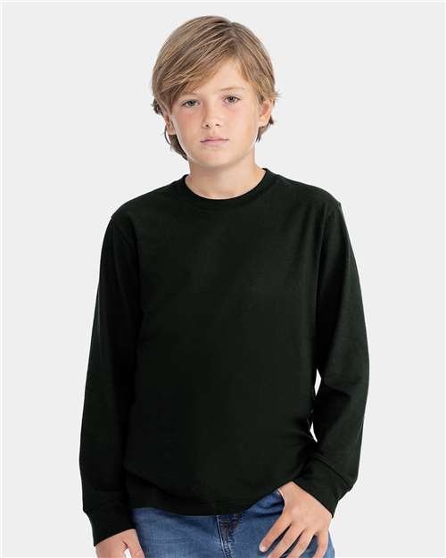 Next Level - Youth Cotton Long Sleeve Tee - 3311 - Image 6