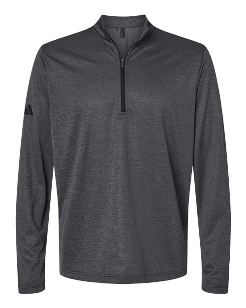 Adidas Men's Space Dyed Quarter-Zip Pullover - A593 - Image 2