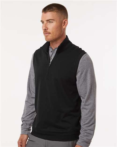 Adidas Men's Club Quarter-Zip Vest - A599 - Image 8