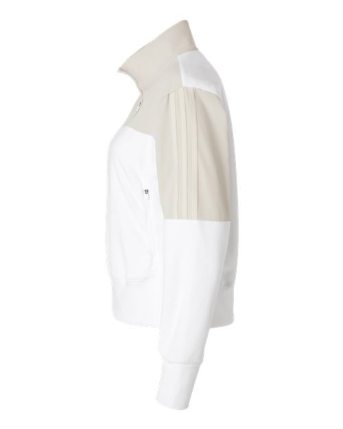 Adidas Women's Fleece Quarter-Zip Pullover - A601 - Image 5