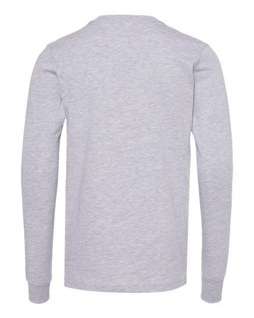 BELLA + CANVAS - Youth Heather CVC Long Sleeve Tee - 3501YCVC - Image 4
