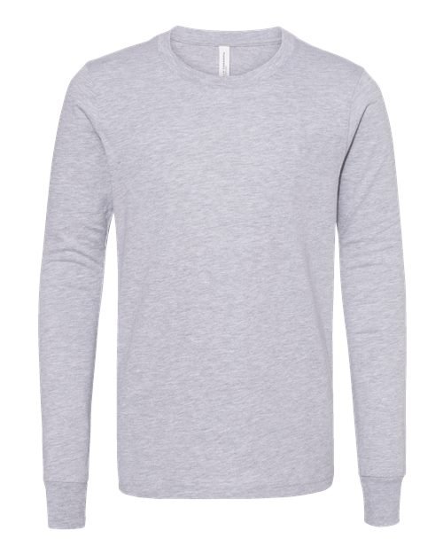 BELLA + CANVAS - Youth Heather CVC Long Sleeve Tee - 3501YCVC - Image 2