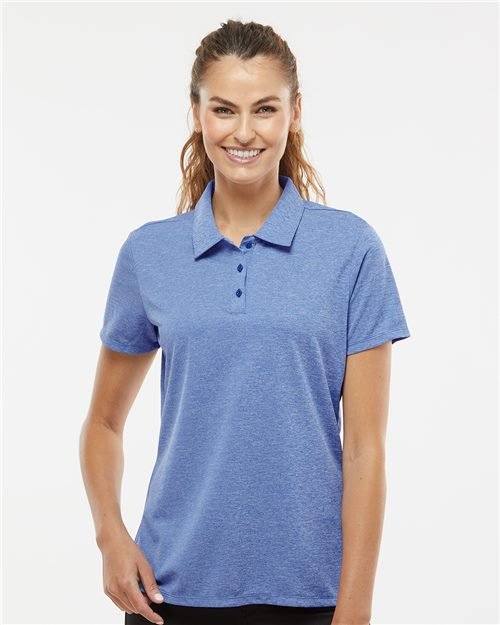 Adidas Women's Heathered Polo - A583 - Image 3