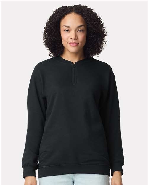 Gildan - Unisex Softstyle® Midweight Quarter-Zip Sweatshirt - SF008 - Image 6