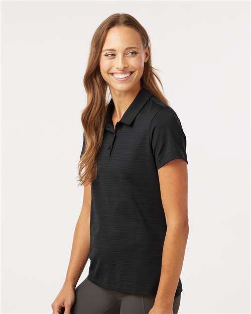 Adidas Women's Textured Stripe Polo - A707 - Image 8