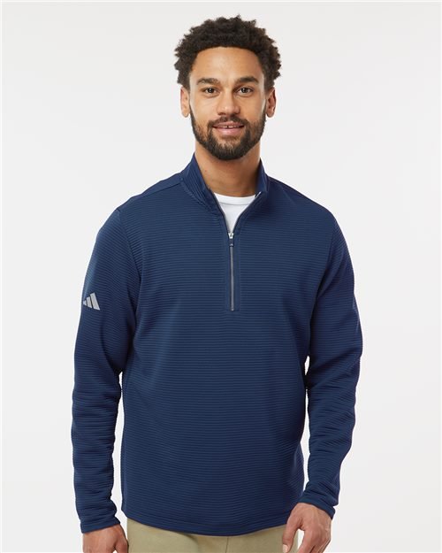 Adidas Men's Spacer Quarter-Zip Pullover - A588 - Image 3