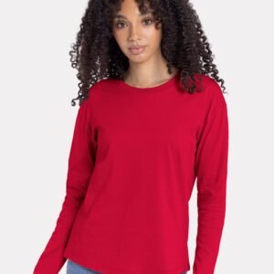 Next Level - Women's Cotton Relaxed Long Sleeve Tee - 3911
