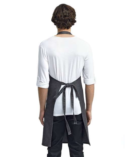 Artisan Collection by Reprime Jeans Stitch Denim Bib Apron - RP126 - Image 5