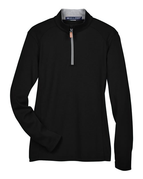 Devon & Jones Women's DRYTEC20™ Performance Quarter-Zip Pullover - DG479W - Image 2
