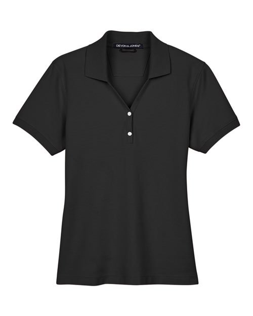Devon & Jones Women's Pima Piqué Polo - D100W - Image 2