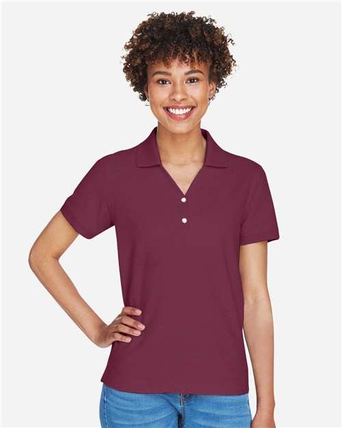Devon & Jones Women's Pima Piqué Polo - D100W - Image 10