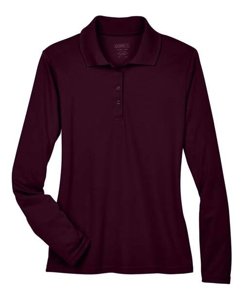 CORE365 Women's Pinnacle Performance Long Sleeve Piqué Polo - 78192 - Image 8