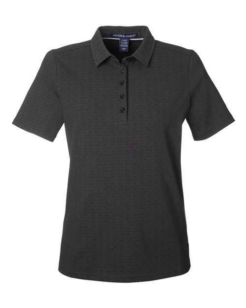 Devon & Jones - Women's Crownlux Performance® Geo Polo - DG101W - Image 2