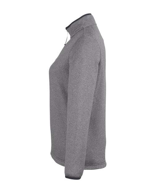 CORE365 Women's Venture Heathered Stripe Quarter-Zip Pullover - CE73W - Image 5