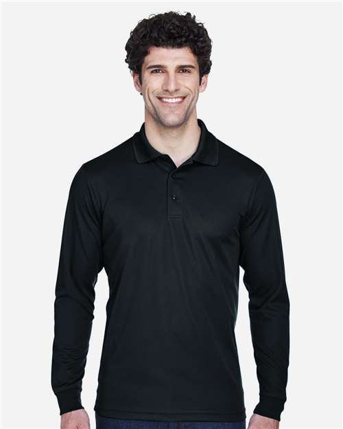 CORE365 - Men's Tall Pinnacle Performance Long Sleeve Piqué Polo - 88192T - Image 5