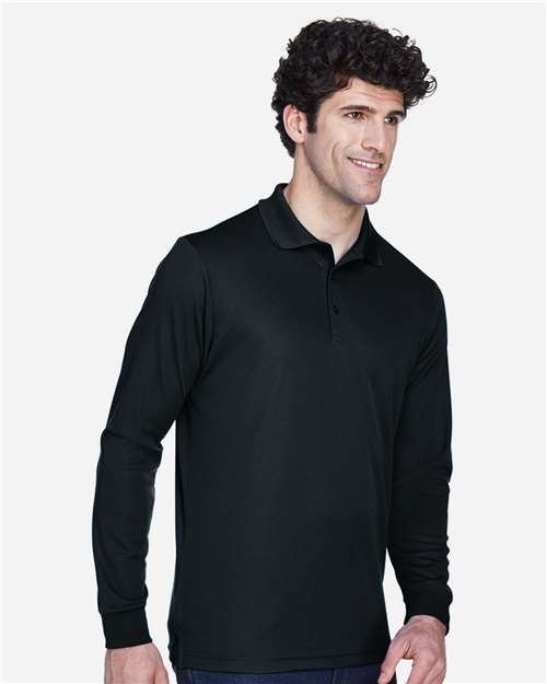CORE365 - Men's Tall Pinnacle Performance Long Sleeve Piqué Polo - 88192T - Image 7