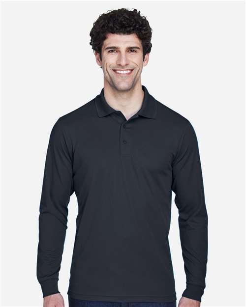 CORE365 - Men's Tall Pinnacle Performance Long Sleeve Piqué Polo - 88192T - Image 10
