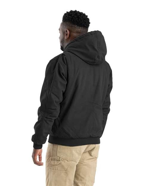 Berne Apparel Men's Heartland Washed Cotton Duck Hooded Jacket - HJ375 - Image 9