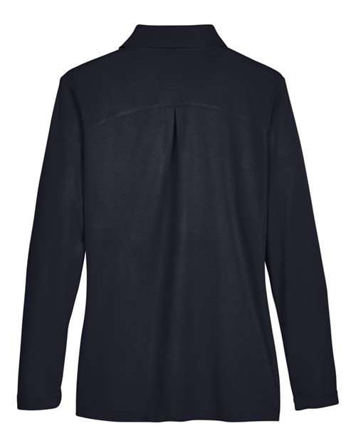 Devon & Jones Women's CrownLux Performance® Plaited Long Sleeve Polo - DG20LW - Image 4