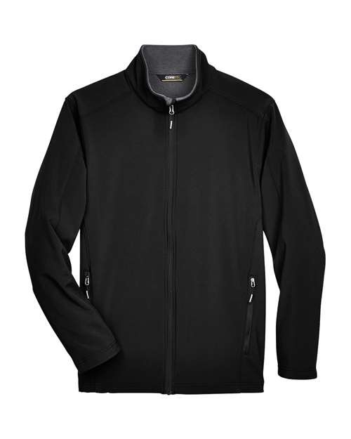 CORE365 - Men's Tall Cruise Two-Layer Fleece Bonded Soft Shell Jacket - 88184T - Image 2