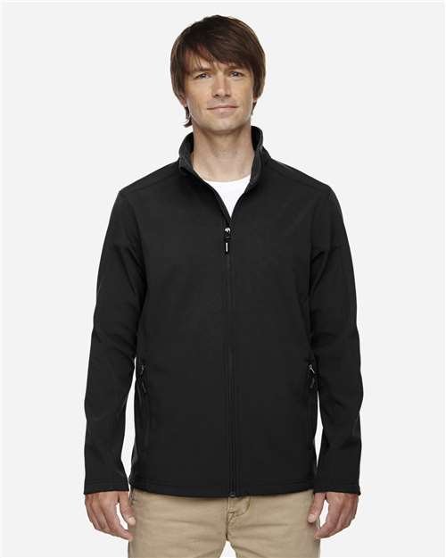 CORE365 - Men's Tall Cruise Two-Layer Fleece Bonded Soft Shell Jacket - 88184T - Image 4