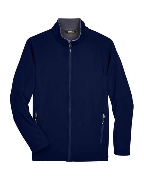 CORE365 - Men's Tall Cruise Two-Layer Fleece Bonded Soft Shell Jacket - 88184T - Image 7