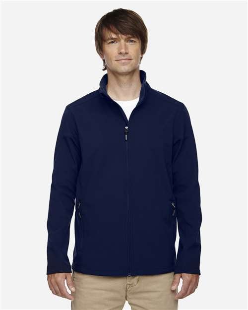 CORE365 - Men's Tall Cruise Two-Layer Fleece Bonded Soft Shell Jacket - 88184T - Image 9