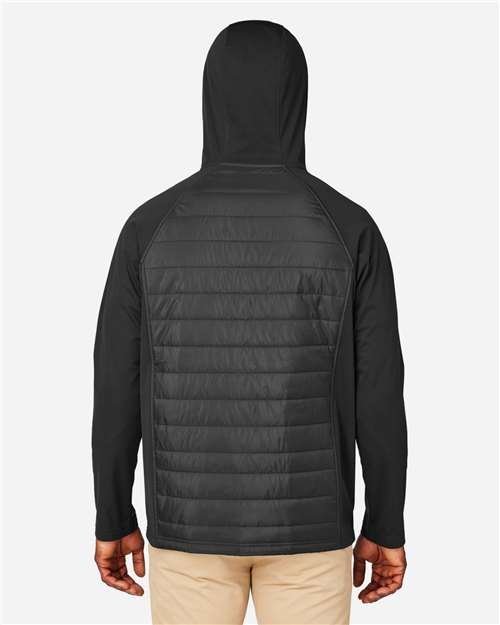 CORE365 - Unisex Techno Lite Hybrid Hooded Jacket - CE808 - Image 7