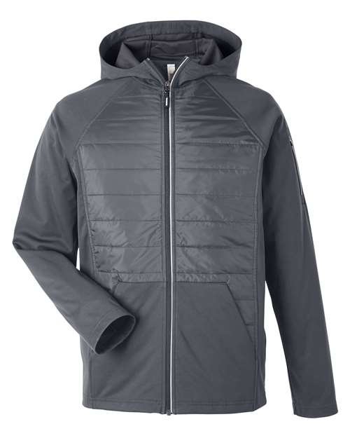 CORE365 - Unisex Techno Lite Hybrid Hooded Jacket - CE808 - Image 9