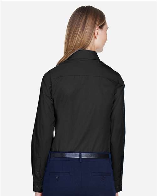 Devon & Jones Women's Crown Collection® Broadcloth Woven Dress Shirt - D620W - Image 6