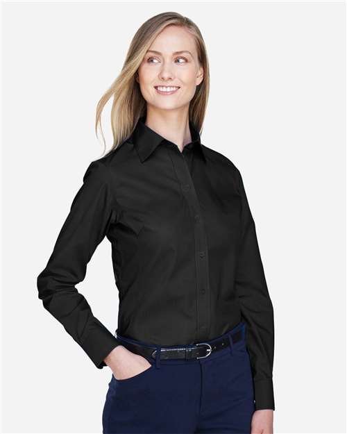 Devon & Jones Women's Crown Collection® Broadcloth Woven Dress Shirt - D620W - Image 7