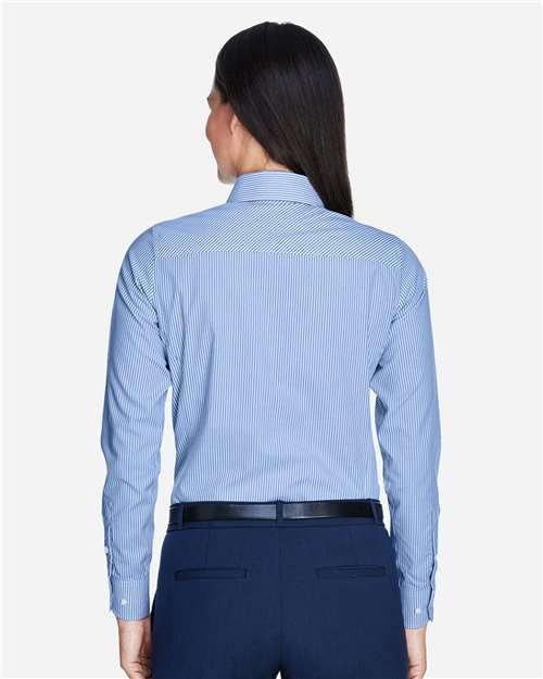 Devon & Jones - Women's Crown Collection® Banker Stripe Woven Dress Shirt - D645W - Image 6