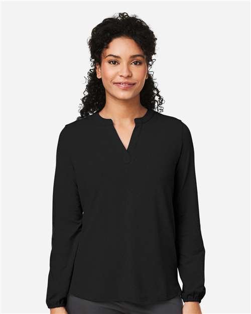 Devon & Jones - Women's Raleigh Half-Placket Knit Top - DP122W - Image 6