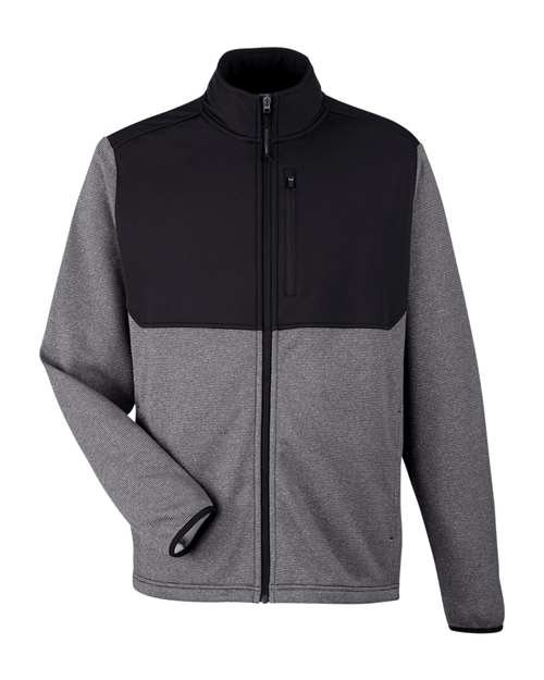 CORE365 - Men's Venture Heathered Stripe Hybrid Jacket - CE74 - Image 2
