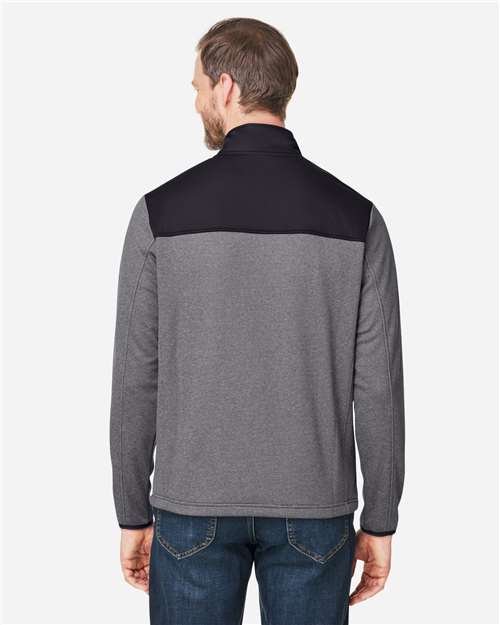 CORE365 - Men's Venture Heathered Stripe Hybrid Jacket - CE74 - Image 7