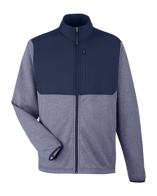 CORE365 - Men's Venture Heathered Stripe Hybrid Jacket - CE74 - Image 9