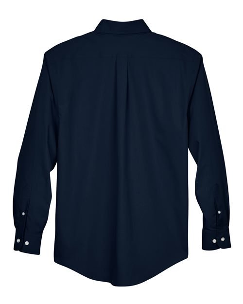 Devon & Jones Men's Tall Crown Collection® Broadcloth Woven Dress Shirt - D620T - Image 9