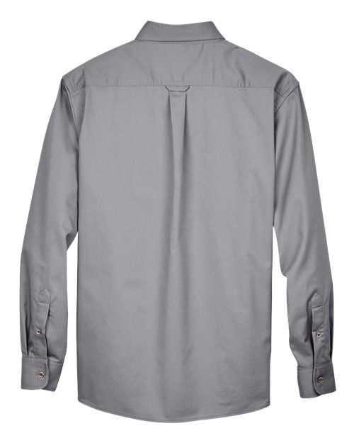 Harriton - Men's Easy Blend™ Twill Shirt - M500 - Image 9