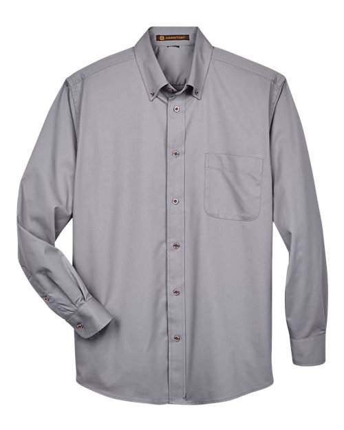 Harriton - Men's Easy Blend™ Twill Shirt - M500 - Image 8